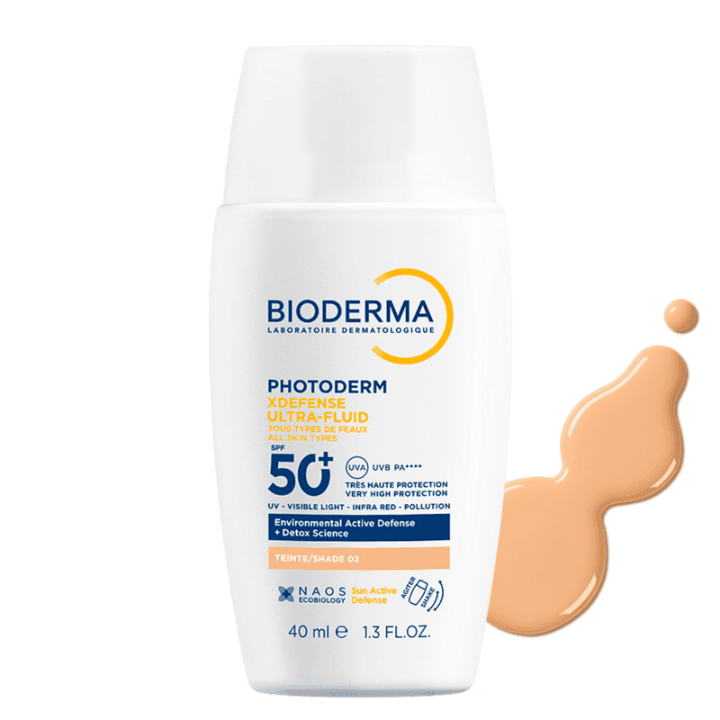Protector Solar Facial Bioderma Pht Xdefense Ultrafluid SPF50+ T02 x 40ml.