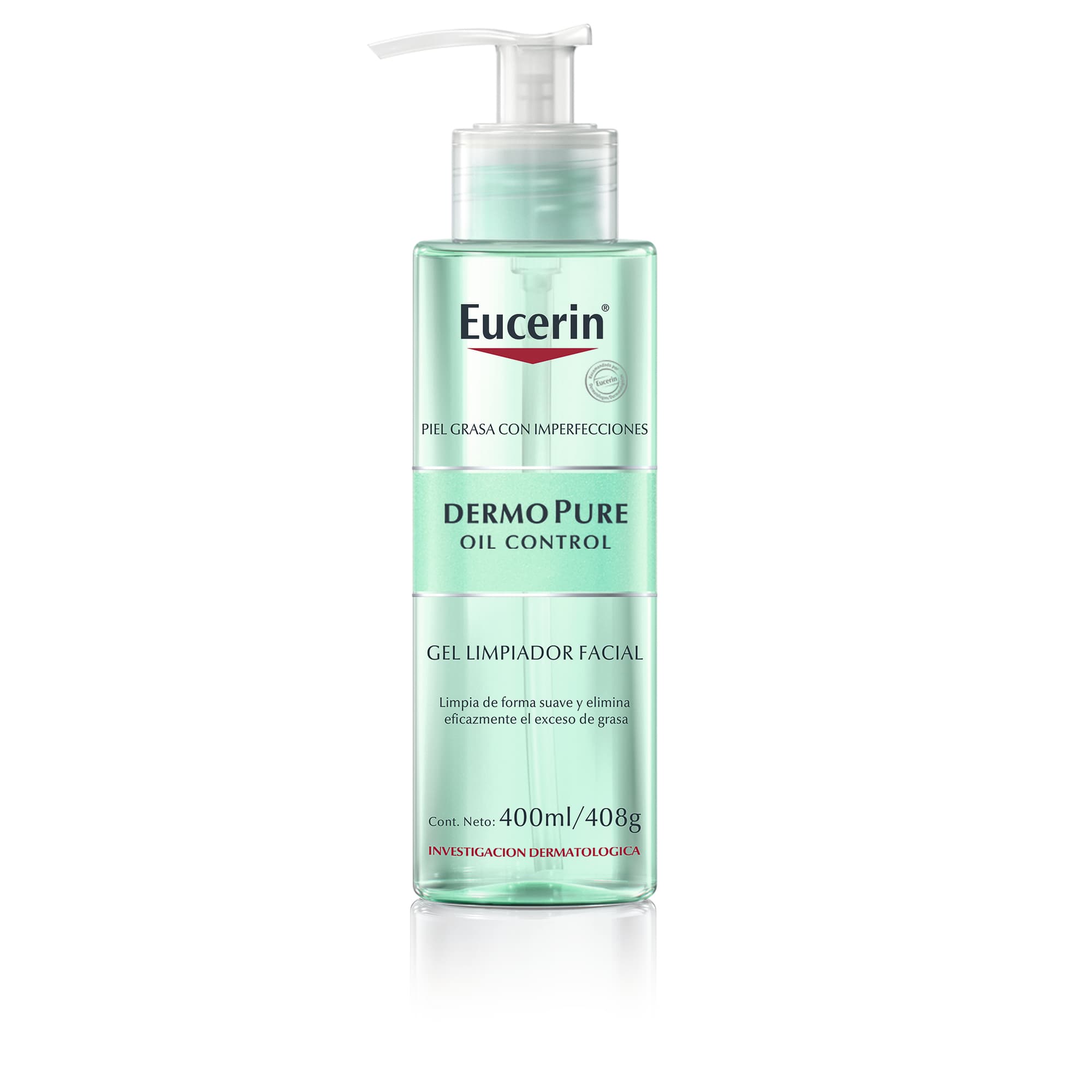 Gel Limpiador Diario Eucerin Dermopure Oil Control para Piel Grasa x 400 ml