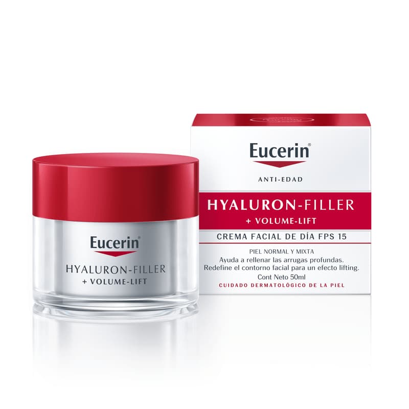 Hyaluron-Filler + Volume-Lift Crema Facial De Día Piel Normal A Mixta Fps 15 x 50ml.