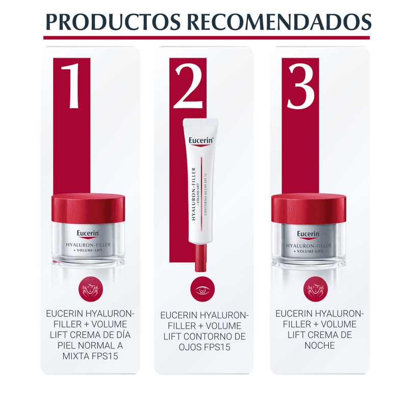 Hyaluron-Filler + Volume-Lift Crema Facial De Día Piel Normal A Mixta Fps 15 x 50ml.