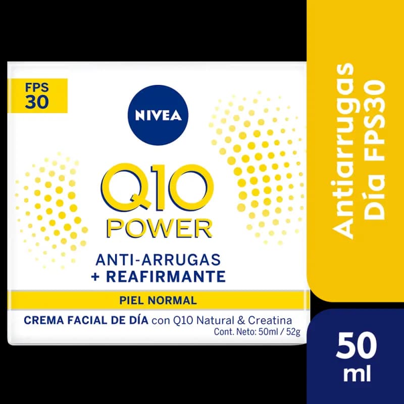 Crema facial antiedad de día NIVEA Q10 POWER FPS 15 x 50 ml