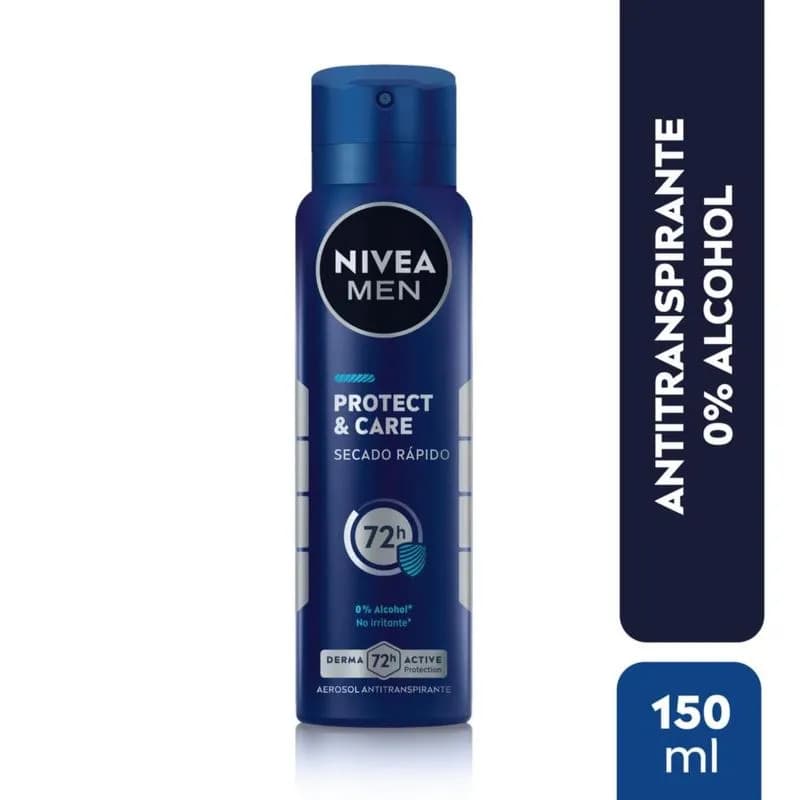 Antitranspirante Men Protect & Care en Aerosol x 150ml.