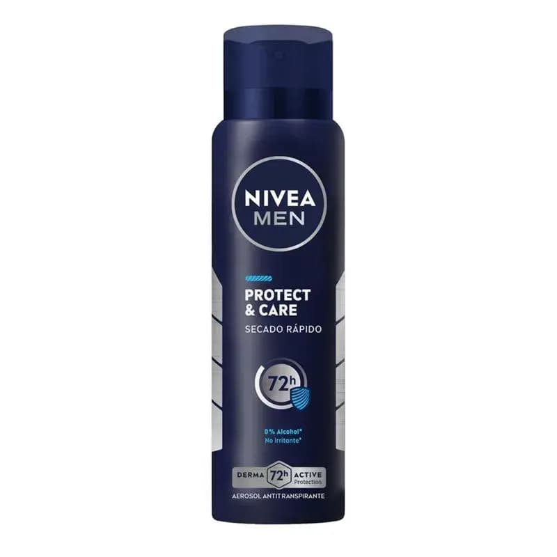 Antitranspirante Men Protect & Care en Aerosol x 150ml.