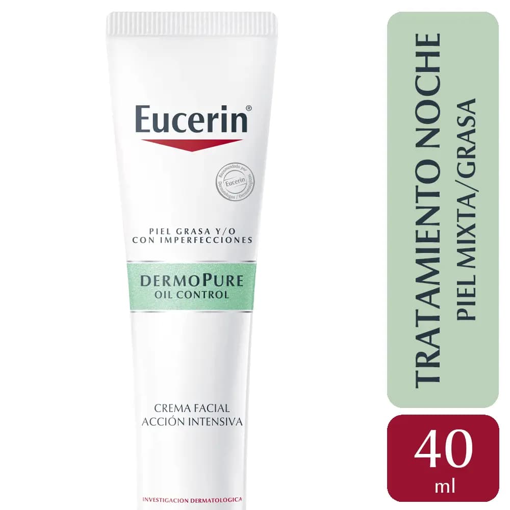 Crema Facial Noche Eucerin Dermopure Oil Control x40ml