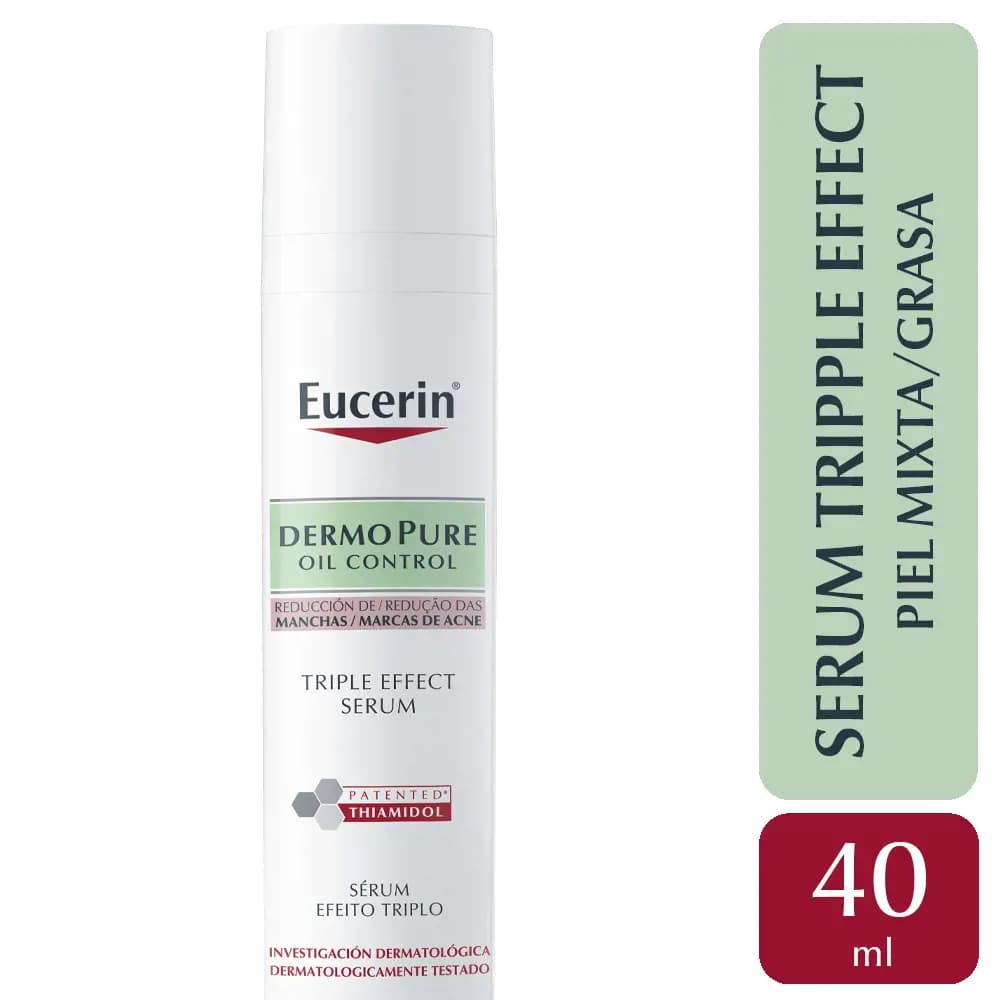 Sérum Triple Efecto Eucerin Dermopure Oil Control para Manchas Post Acné x 40 ml