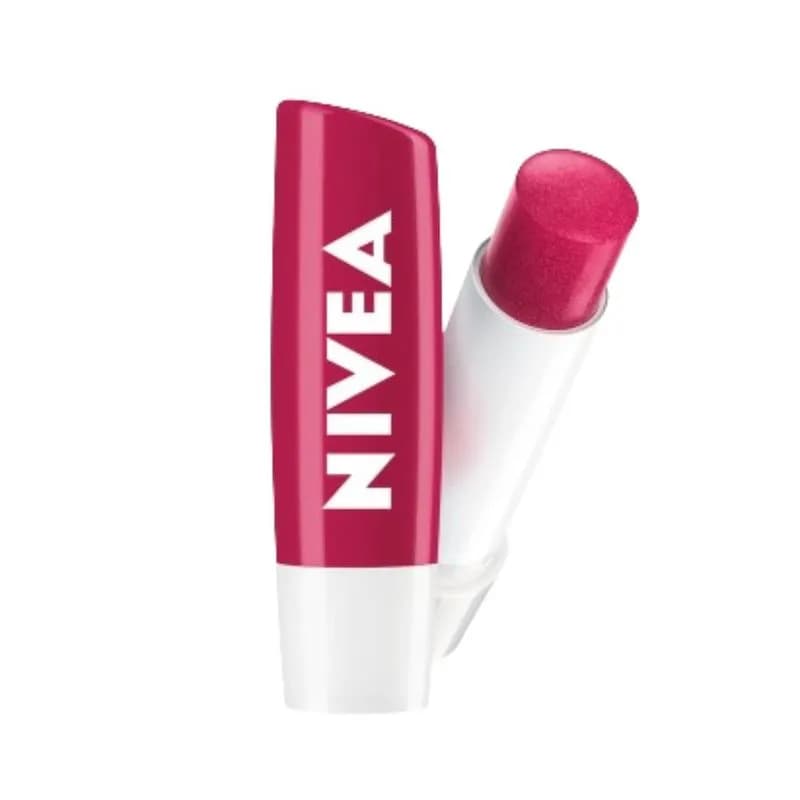Protector Labial Humectante Nivea Cherry Shine Para Todo Tipo De Piel x 4,8grs.