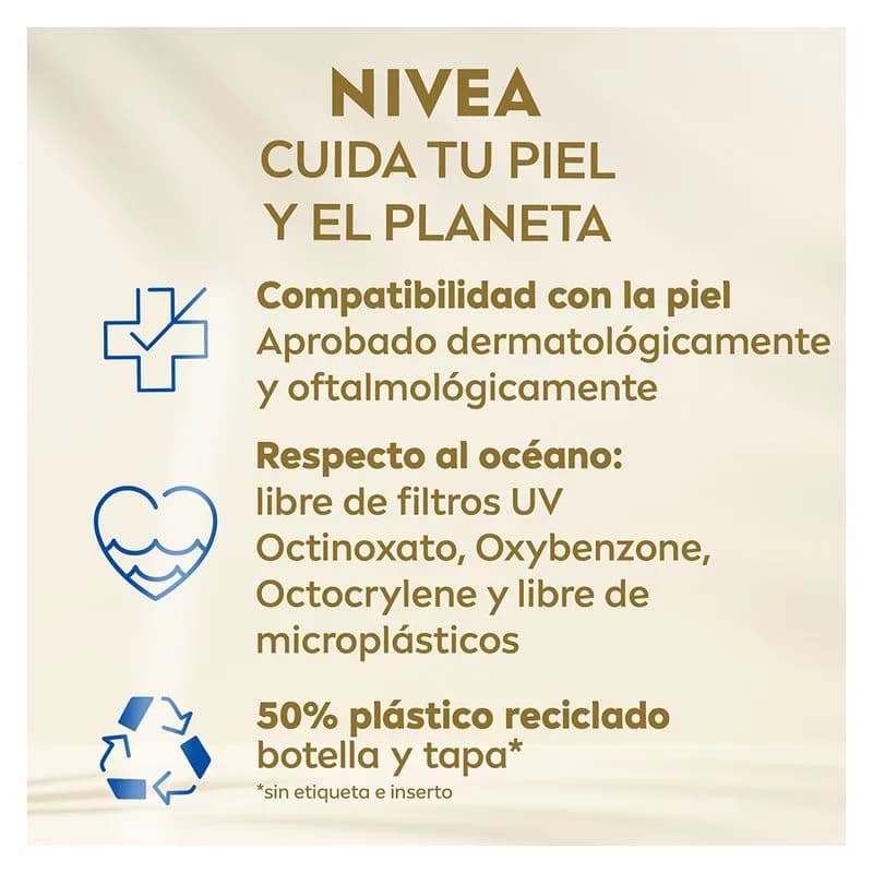 NIVEA Protector Solar Facial Nivea Sun Invisible Daily Fluid Para Todo Tipo De Piel x 40ml.