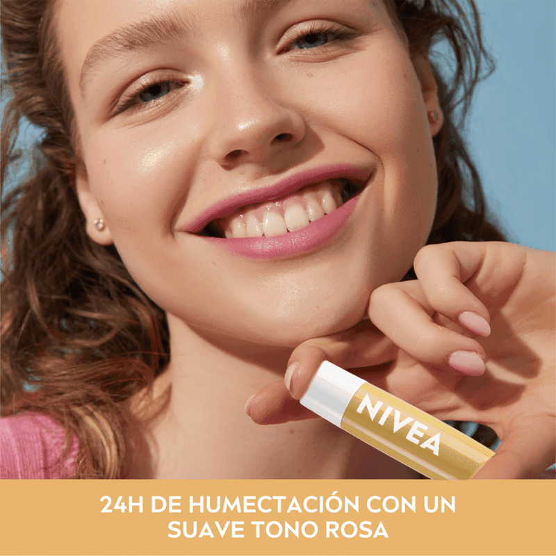 NIVEA Balsamo labial Humectante Vainilla Buttercream x 4,8grs.