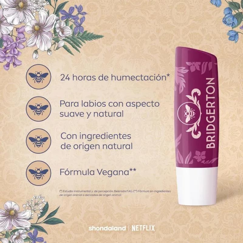 NIVEA Bálsamo labial Edición Limitada Bridgerton x 4.8grs.
