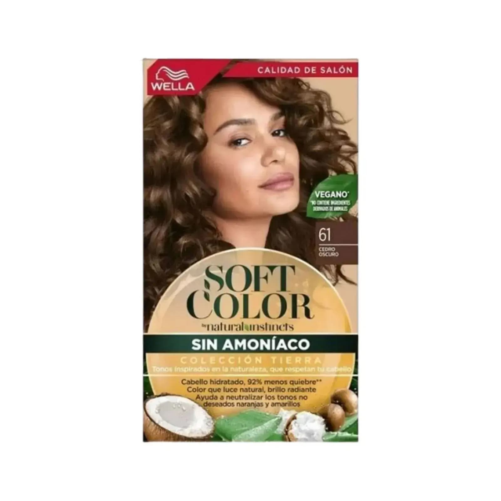 Soft Color T61 cedro oscuro 1 uni