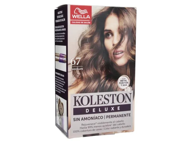 Tintura Para Cabello Koleston Deluxe 67 Chocolate