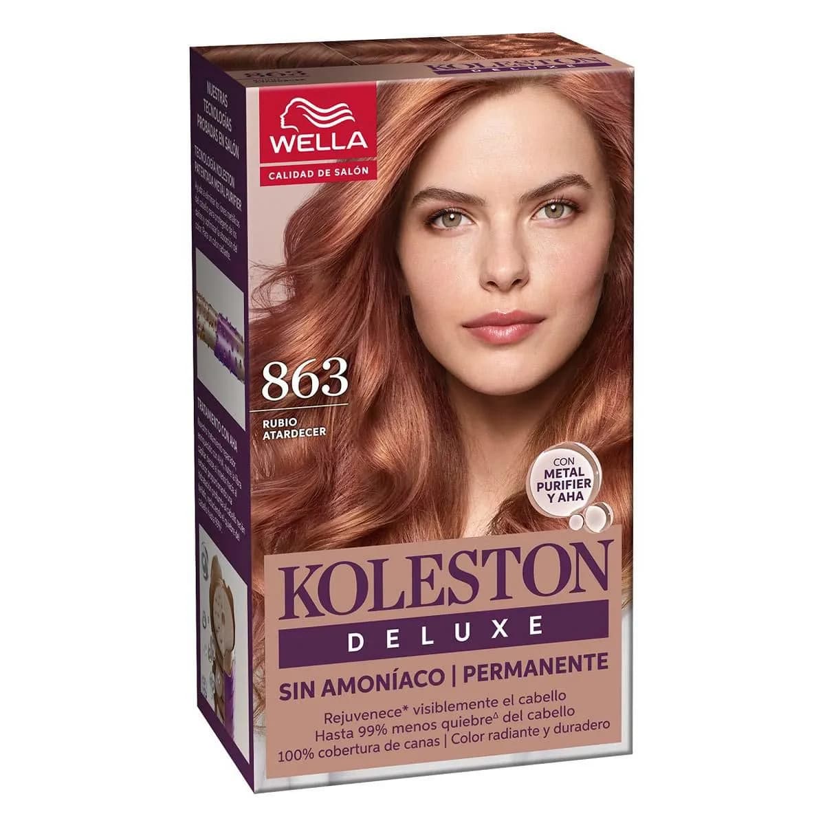 Tintura Para Cabello Koleston Deluxe 863 Rubio Atardecer