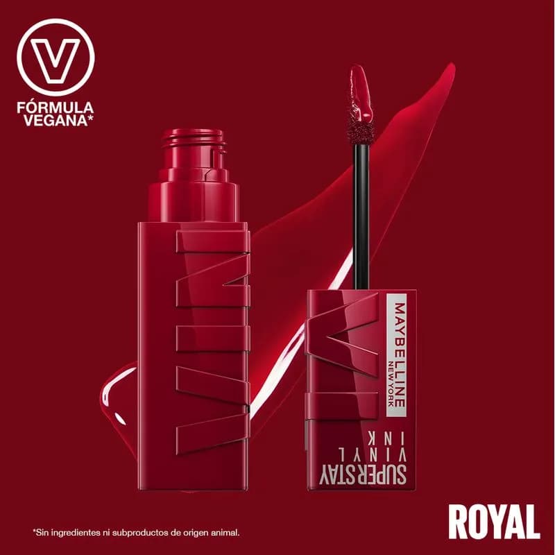 Labial Líquido Maybelline Super Stay Vinyl Ink Royal