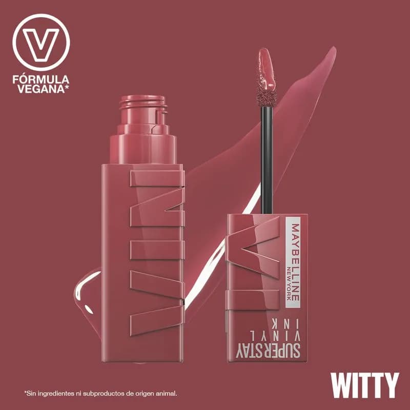 Labial Líquido Maybelline Super Stay Vinyl Ink Witty