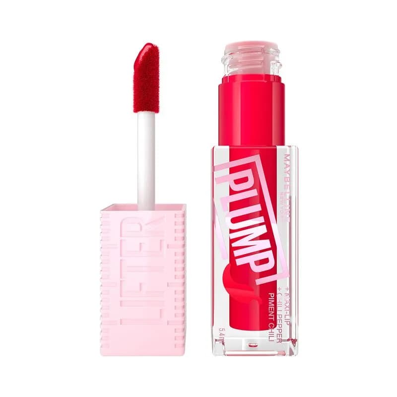 Brillo Labial Voluminizador Maybelline Lifter Plump Red Flag