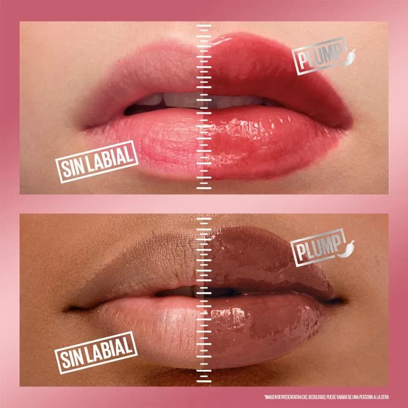 Brillo Labial Voluminizador Maybelline Lifter Plump Cocoa Zing