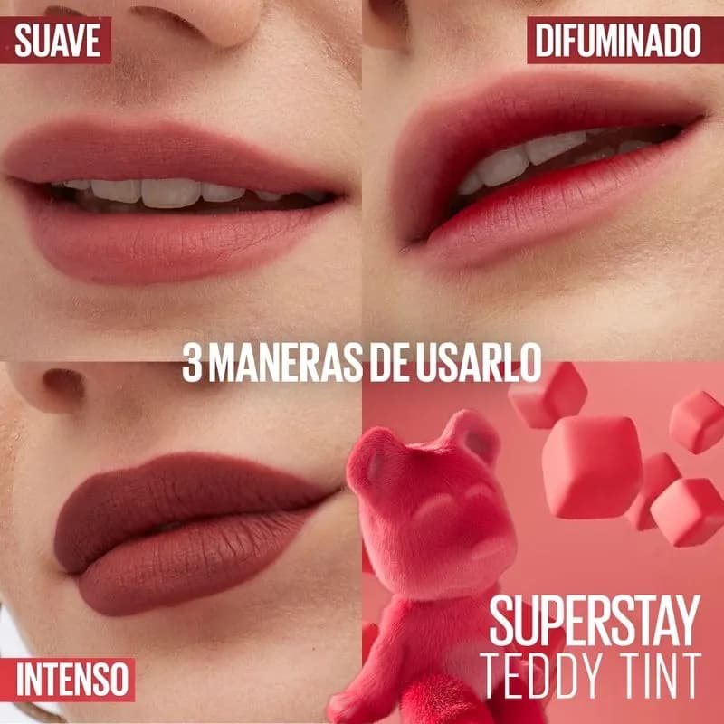 Tinta de Labios Maybelline Super Stay Teddy Tint Kneehigh