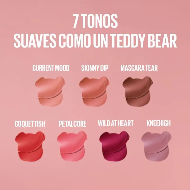 Tinta de Labios Maybelline Super Stay Teddy Tint Mascara Tear