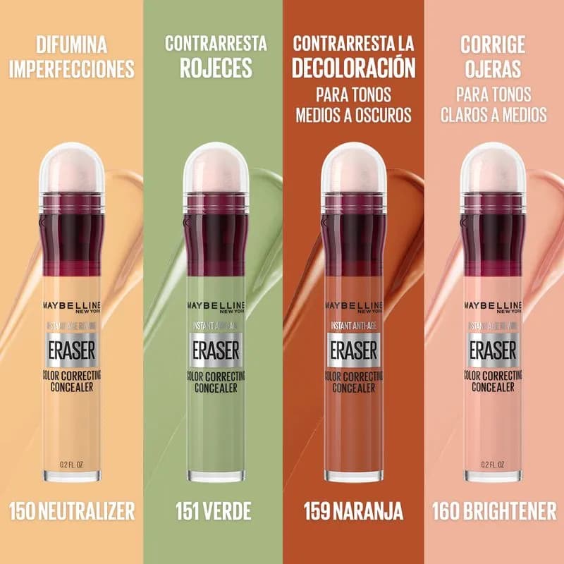 Corrector de Ojos Maybelline Instant Age Rewind Tono Verde