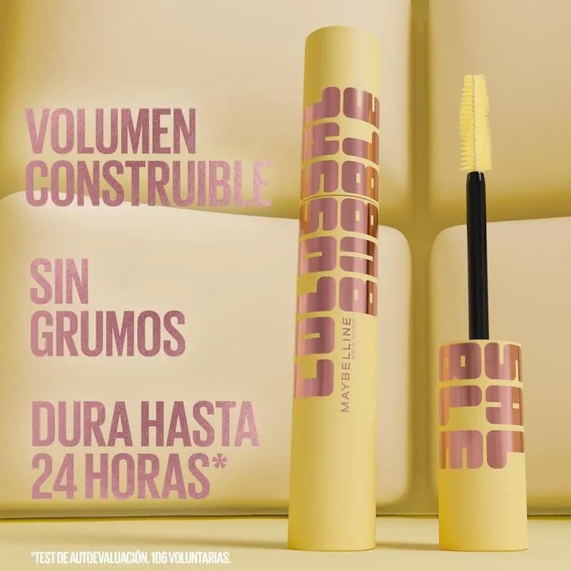 Mascara de Pestañas Maybelline Colossal Bubble WTP Very Black