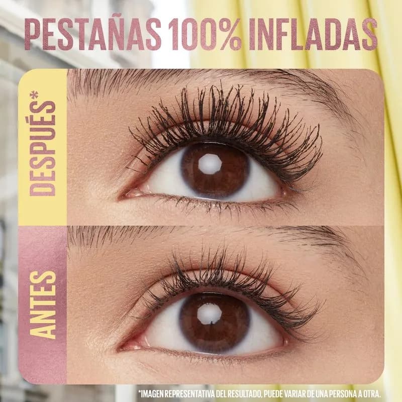 Mascara de Pestañas Maybelline Colossal Bubble WTP Very Black