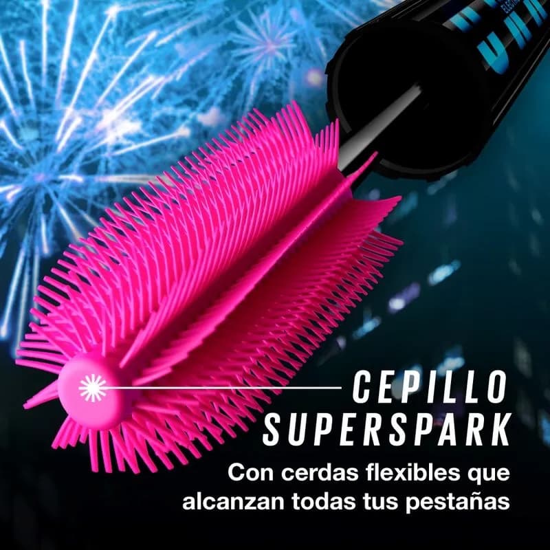 Mascara de Pestañas Maybelline Lash Sensational Firework Electro Black