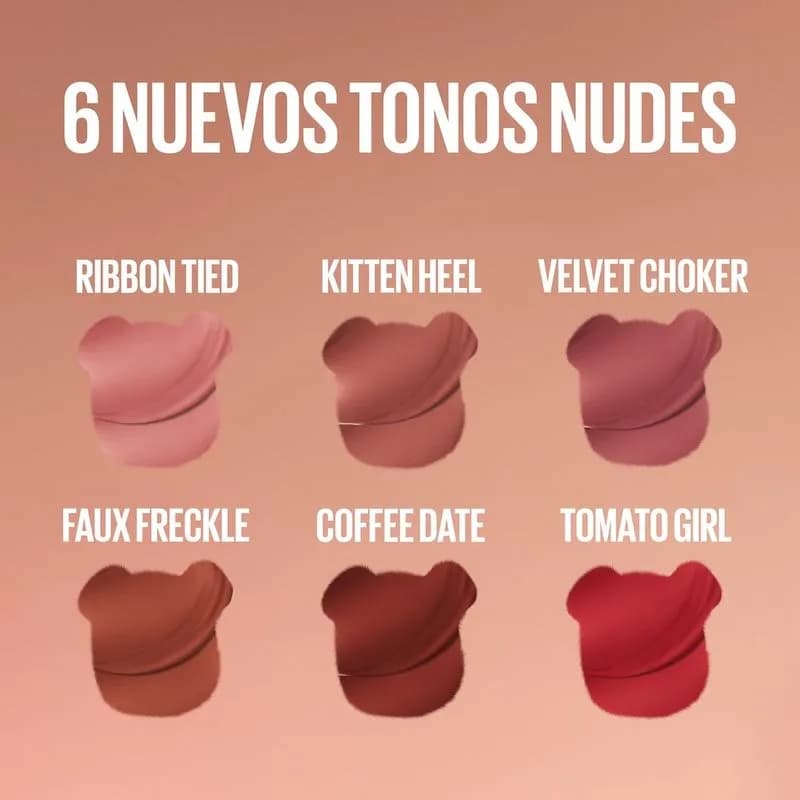 Tinta de Labios Maybelline Super Stay Teddy Tint Nude Velvet Choker