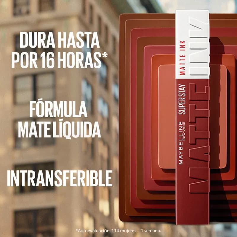 Labial Liquido Maybelline Super Stay Matte Ink Charmer