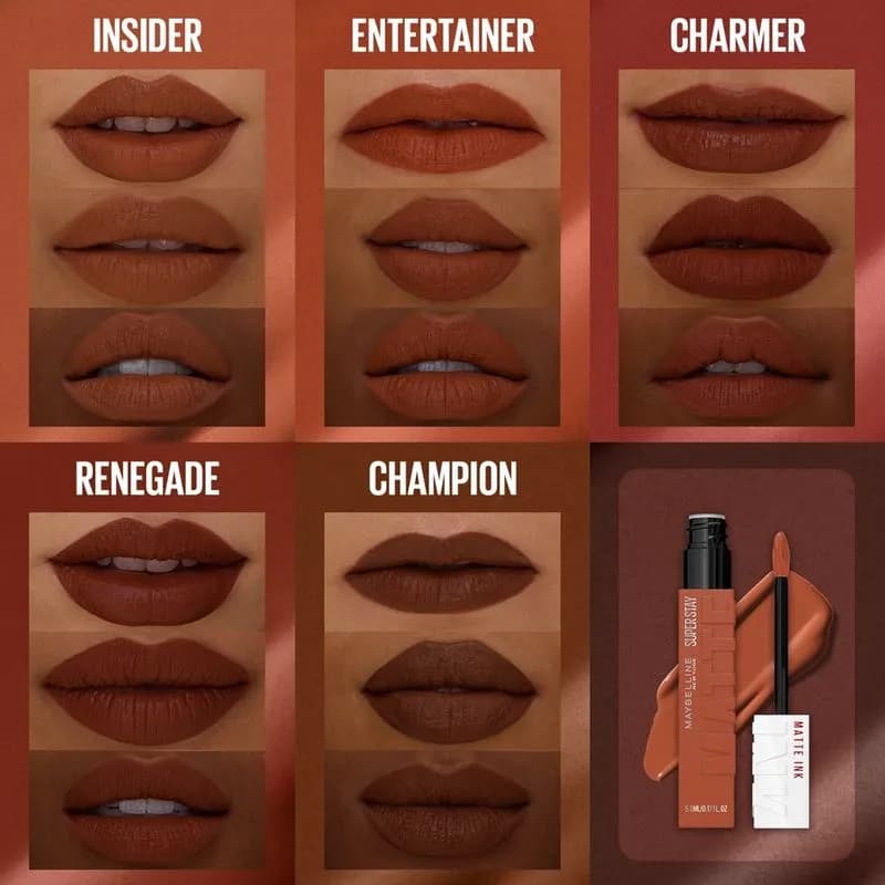 Labial Liquido Maybelline Super Stay Matte Ink Charmer