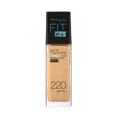 Base Maquillaje Maybelline FitMe Matte+Poreles 220 Natural Beige x30ml