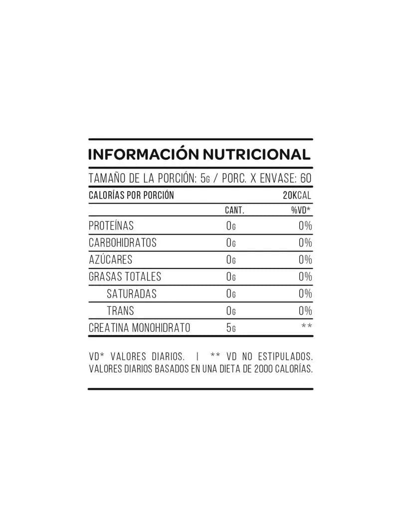 STAR NUTRITION Creatina Monohidrato EEUU Polvo x 300grs.