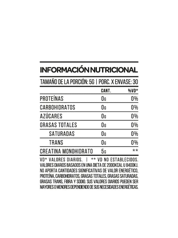 Star Nutrition Creatina Monohidrato EEUU Polvo X 150grs.