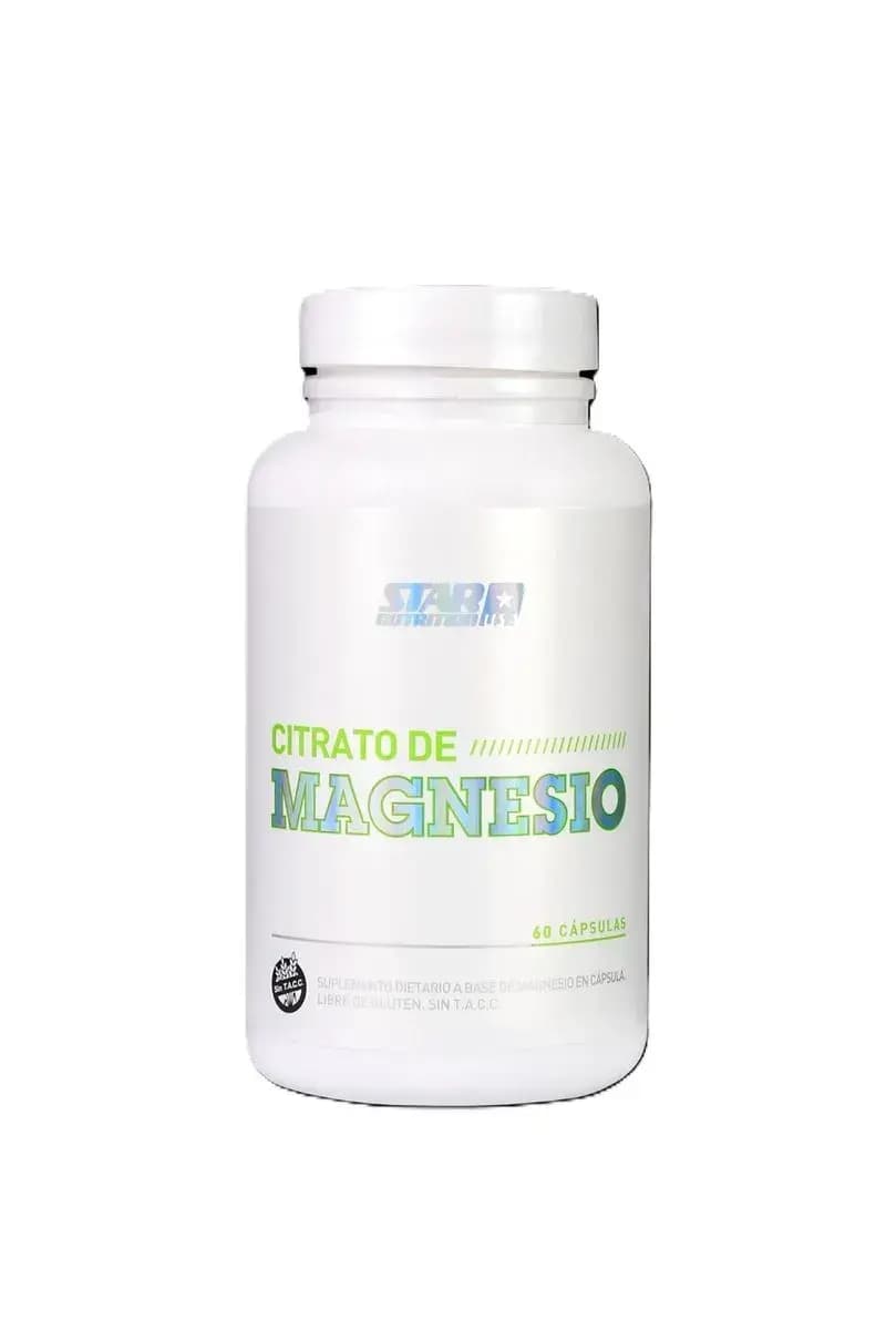 STAR NUTRITION Citrato de Magnesio 500 Cápsulas x 60cap.
