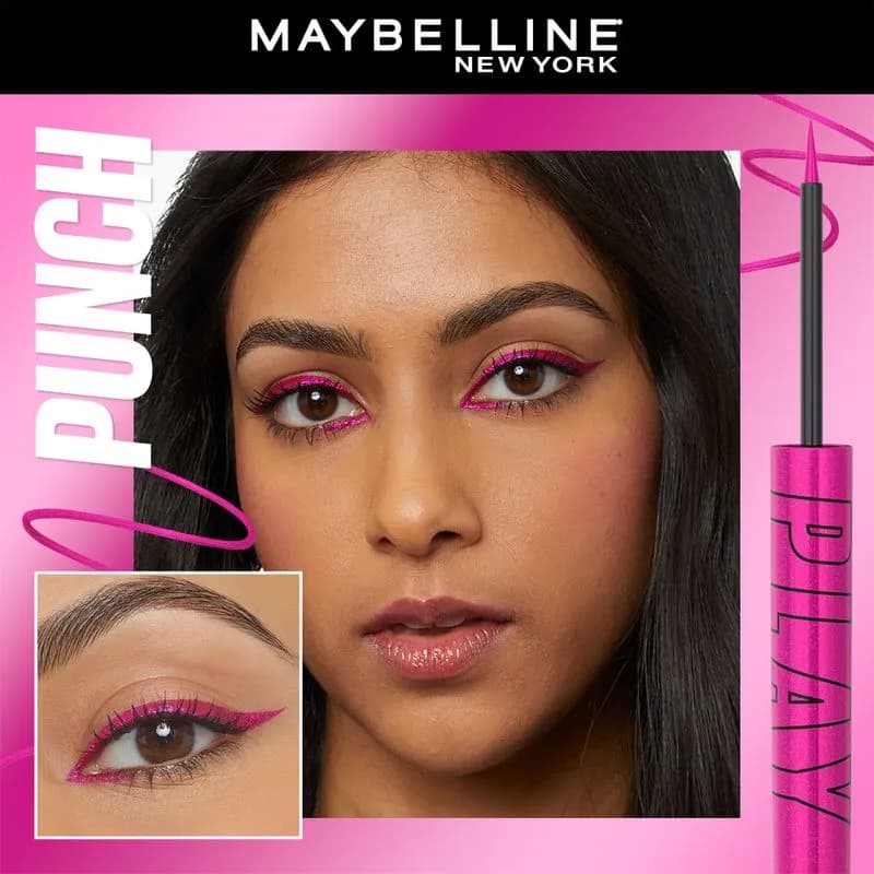 Delineador de Ojos Liquido Maybelline Tattoo Liner Play Tono Punch