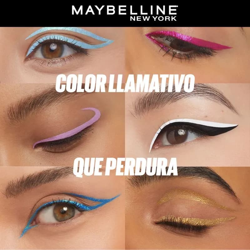 Delineador de Ojos Liquido Maybelline Tattoo Liner Play Tono Punch