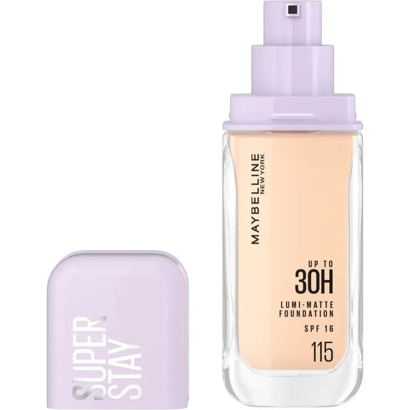 Base de Maquillaje Maybelline Super Stay Lumi-Matte Tono 115