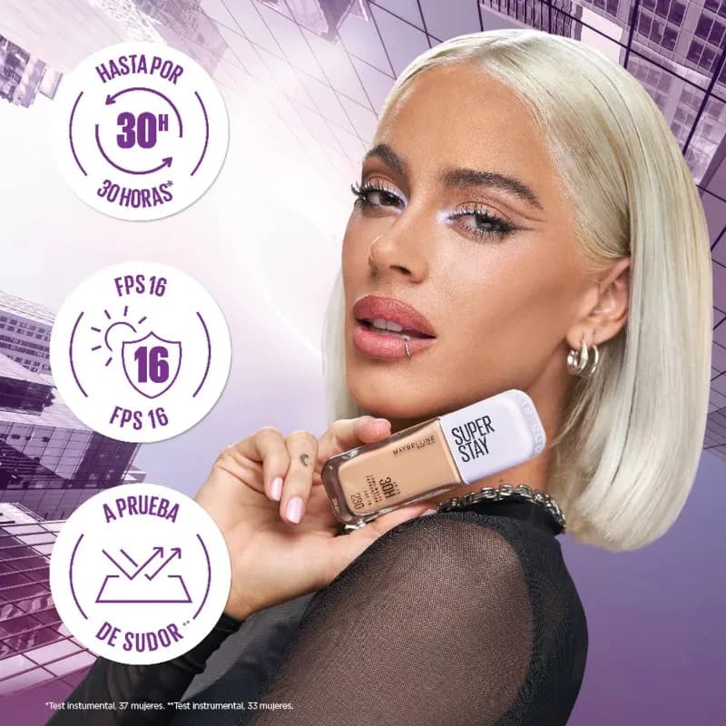 Base de Maquillaje Super Stay Maybelline Lumi Matte 125ml.