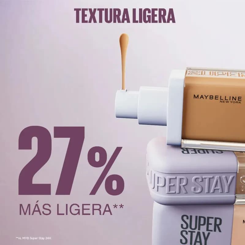 Base de Maquillaje Super Stay Maybelline Lumi Matte 125ml.
