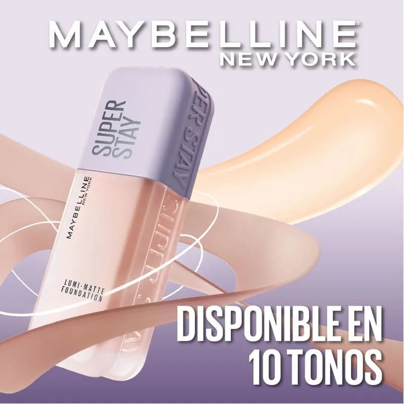 Base de Maquillaje Maybelline Super Stay Lumi-Matte Tono 132