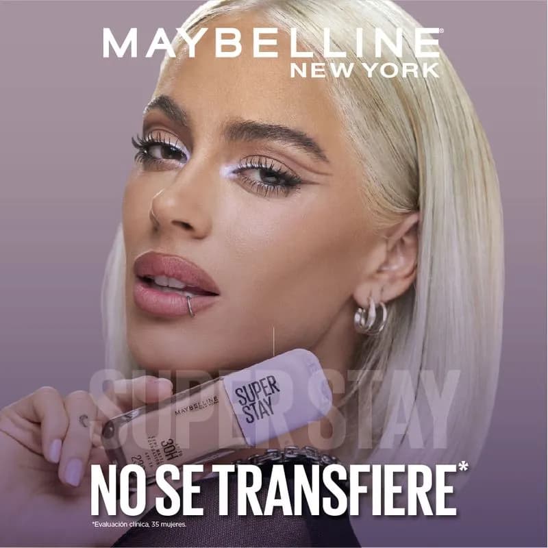 Base de Maquillaje Maybelline Super Stay Lumi-Matte Tono 118