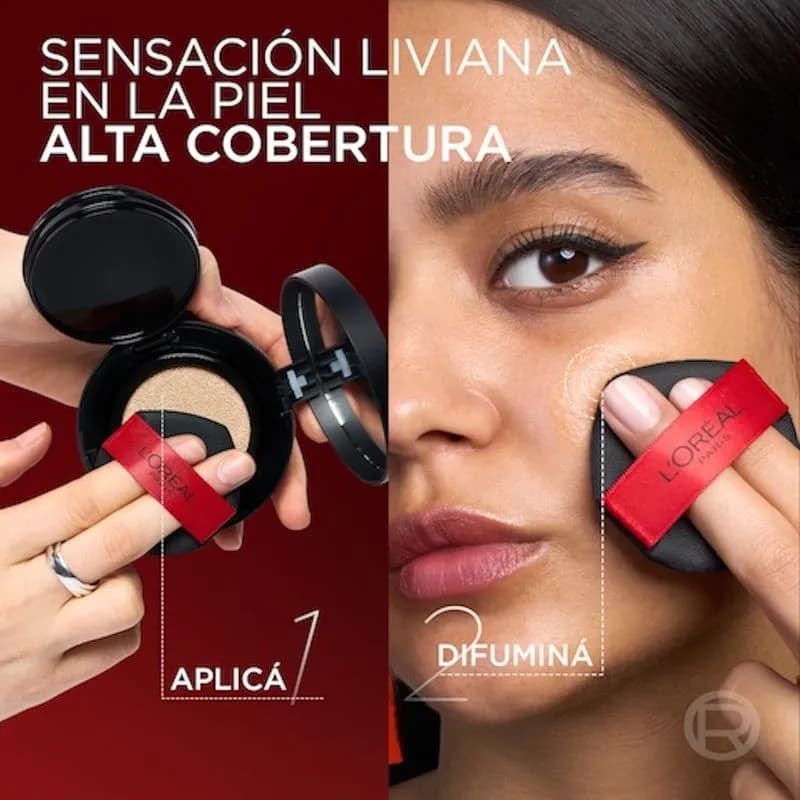 Base de Maquillaje L´Oréal Paris Infaillible 24H Air Wear Cushion Foundation 220