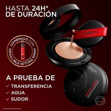 Loreal Base Maquillaje Cushion Infaillible 24H 253 x11gr