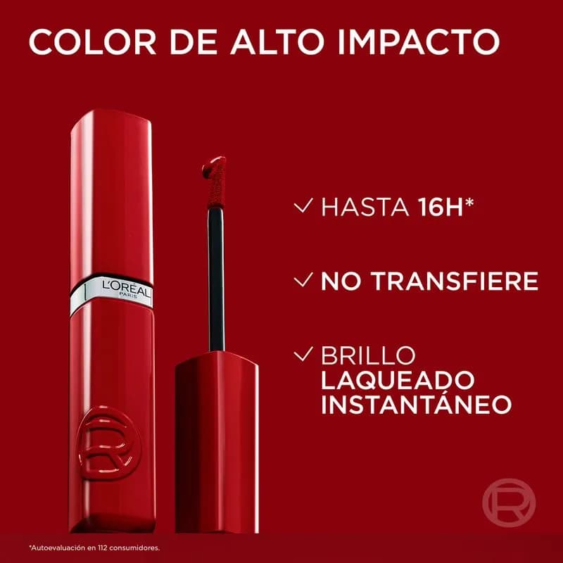 Labial Líquido L´Oréal Paris Infaillible Laque Resistance Café Parisien