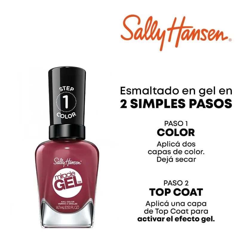 Esmalte De Uñas Miracle Gel 496 Smartlease