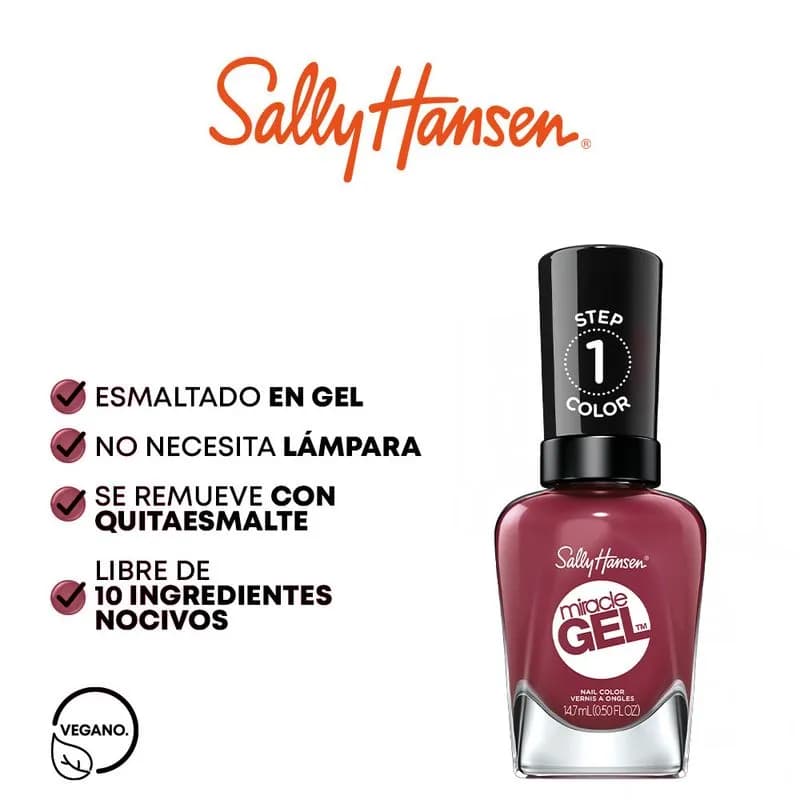 Esmalte De Uñas Miracle Gel 496 Smartlease