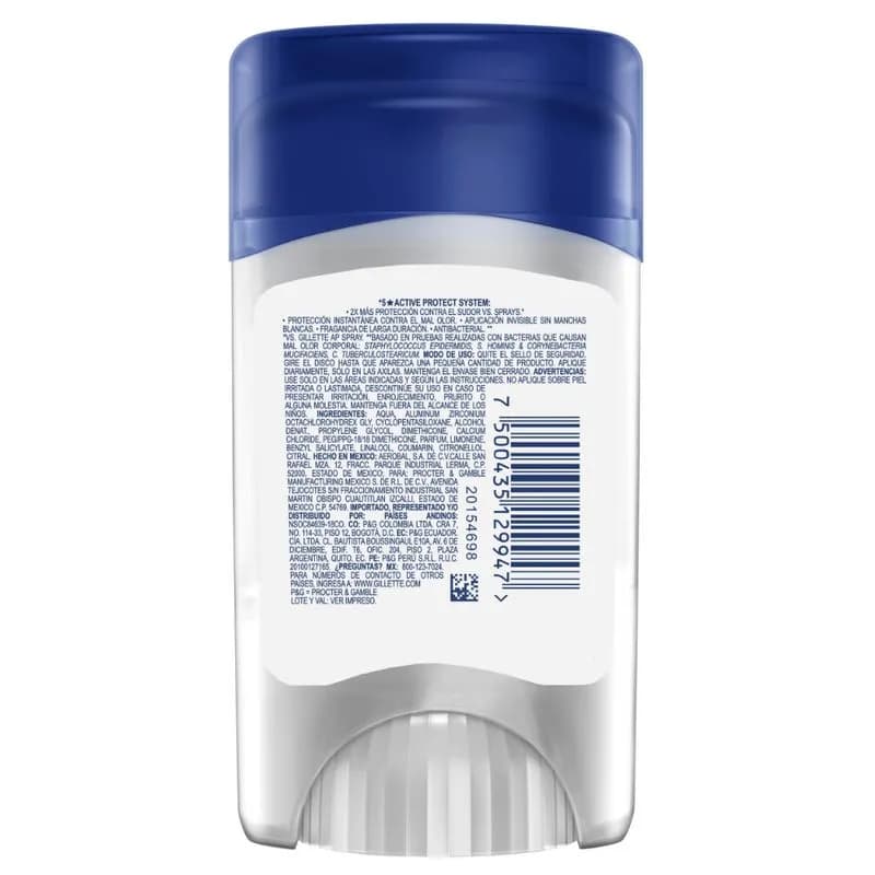 Desodorante Antitranspirante Gillette Specialized Cool Wave x 45grs.
