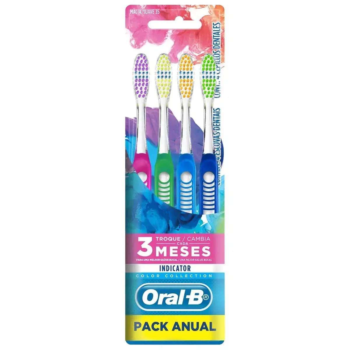 Cepillo Dental Oral-B Indicator Clásico x4un