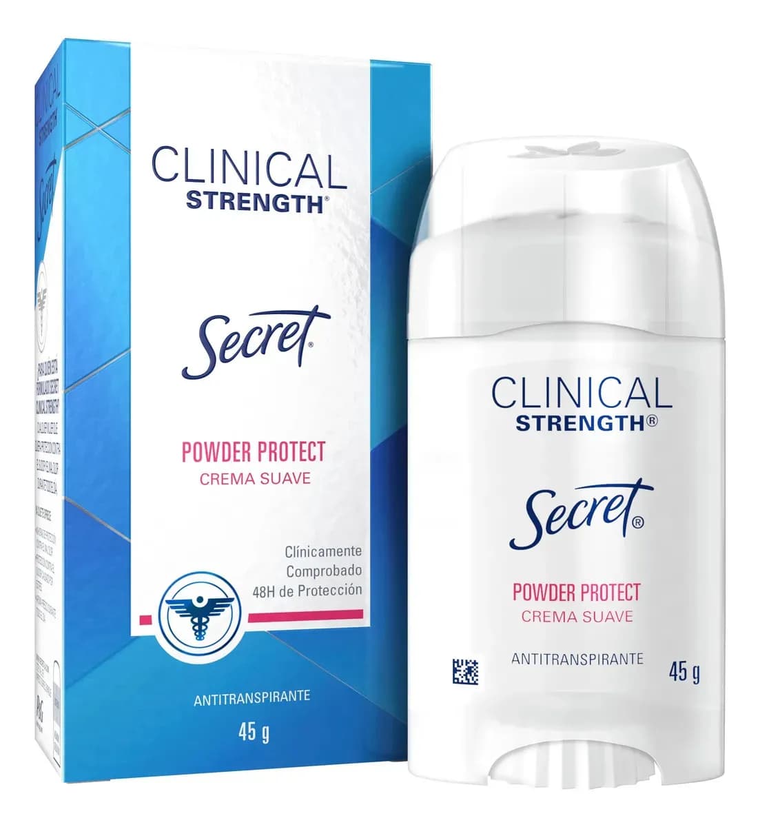 Antitranspirante Secret En Barra Clinical Powdering Protect x 45grs.