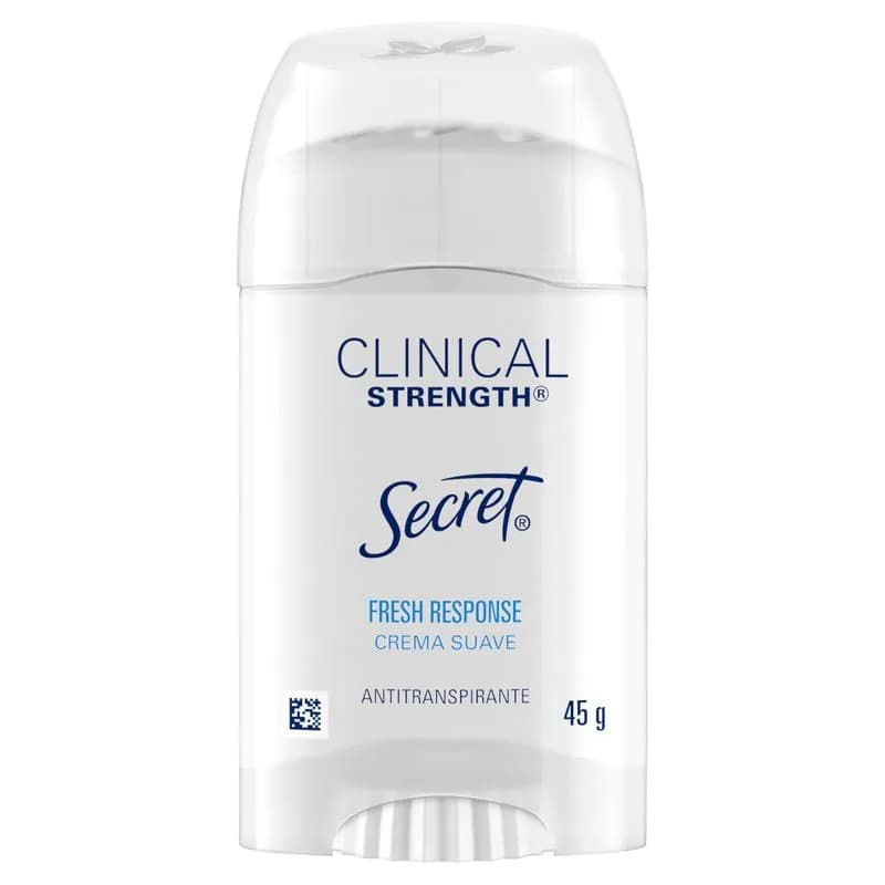 Crema Suave Antitranspirante Secret Clinical Strength Fresh Response x 45grs.
