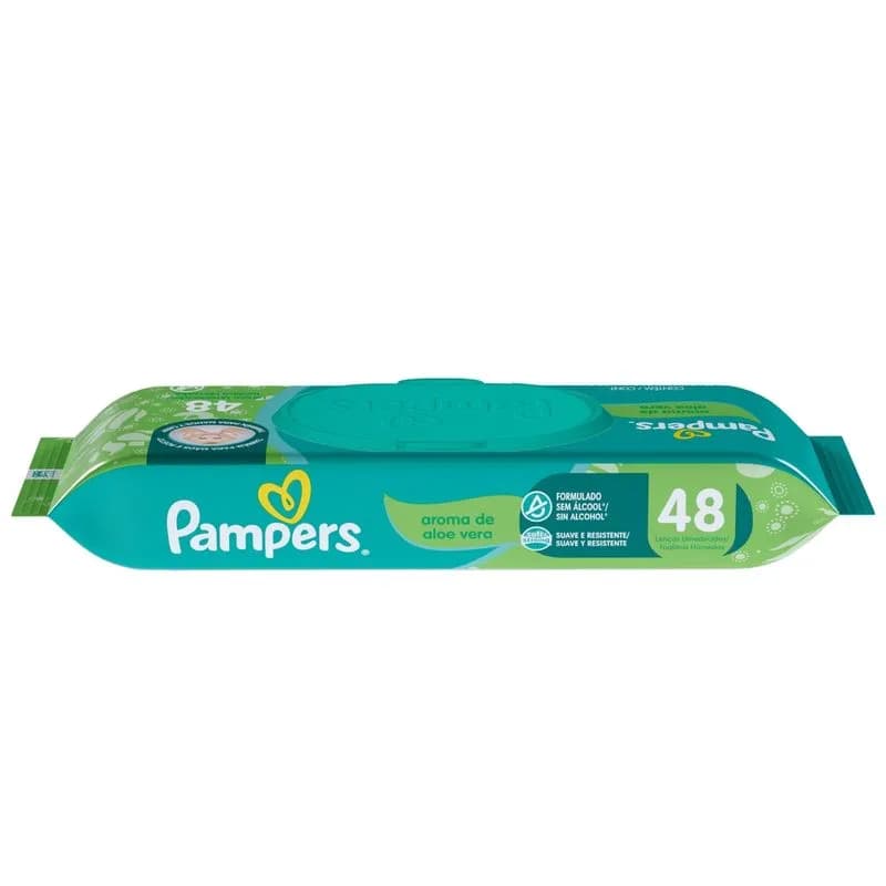 PAMPERS Toallitas Humedas Aroma de Aloe Vera x 48uni.